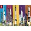 Model plastikowy AMT - Zestaw 5 rakiet kosmicznych Man in Space Rocker Set - produkt wycofany