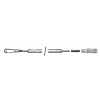 Popychacze gwintowane 50cm M1,19   snapy  (2szt.) - DU-BRO [#113]