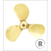 Messingschraube 3-Blatt 75mm M5 - rechts (CW) - RABOESCH