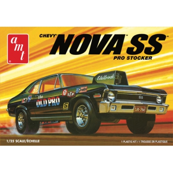 Plastikmodellauto – 1972 Chevy Nova SS „Old Pro“ – AMT1142