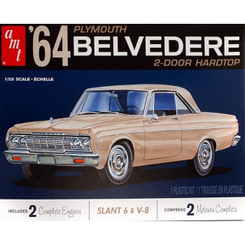 Plastikmodellauto – 1964 Plymouth Belvedere (w/Straight 6 Engine) 2T – AMT1188