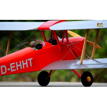 Tiger Moth 1.4m .46 EP-GP (Rote Version) - VQ-Models 1400mm