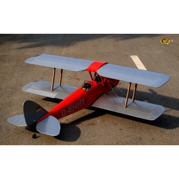 Tiger Moth 1.4m .46 EP-GP (Rote Version) - VQ-Models 1400mm