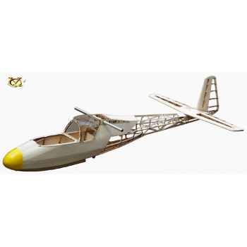 KA-7 Segelflugzeug 2,5 m (rot-weiße Version) ARF - VQ-Models
