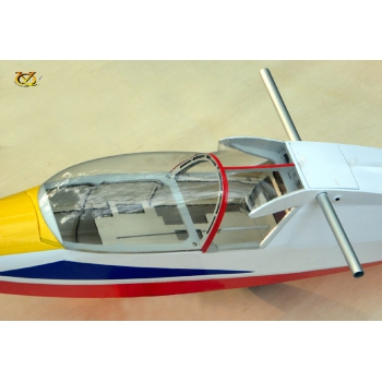 KA-7 Segelflugzeug 2,5 m (rot-weiße Version) ARF - VQ-Models