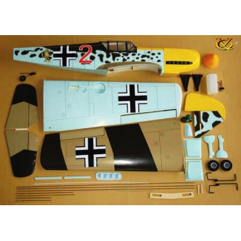 Messerschmitt BF-109 (.46 Klasse EP-GP) ARF (deutsche II-Version) - VQ-Models