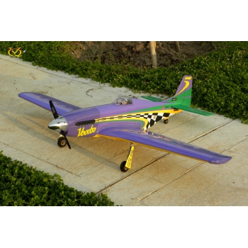 Mustang P-51D Flugzeug (.46 Klasse) (VooDoo Version) ARF - VQ-Models