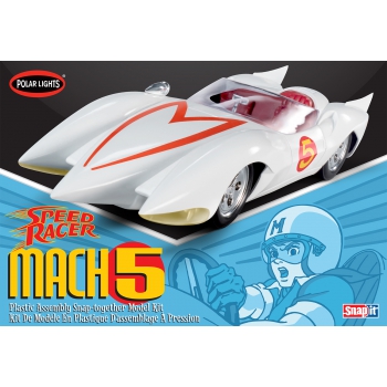Plastikmodellauto - Speed ​​Racer Mach V (Snap) - POL981
