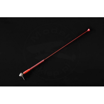 Antena z mocowaniem M4 czerwona (187 mm)