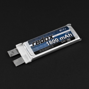Redox 1800 mAh 3,7 V 20 C (einzelne Zelle) (ohne Kont.)