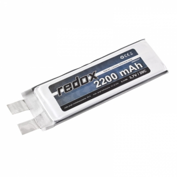 Redox 2200 mAh 3,7 V 20 C (einzelne Zelle) (ohne Kont.)