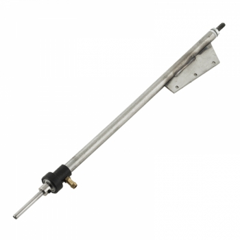 Wał o4 mm M4 250 mm (łożyskowany, z płetwą)(FSR STD 3.5)