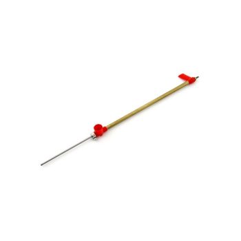 Wał o2 mm M2 200/120 mm (łożyskowany, z płetwą)