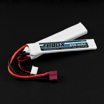 Redox ASG 850 mAh 11,1 V 20 C (getrennt) (2+1) – LiPo-Pack