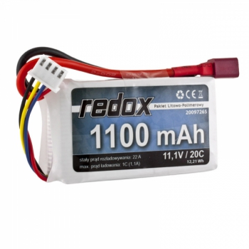 Redox 1100 mAh 11,1 V 20 C - LiPo-Pack