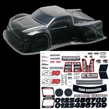 Czysta karoseria do short course w skali 1:10 SC10 Contender - Team Associated [#9876]