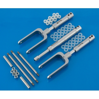 Pneumatisches Fahrwerk 17-1 - Komplettset (.40 - .60) - MSP