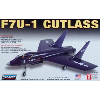 Model plastikowy Lindberg - F7 U1 Cutlass - produkt wycofany