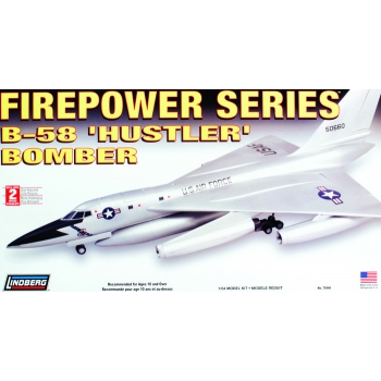 Model plastikowy Lindberg - Bombowiec B-58 Hustler