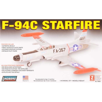 Model plastikowy Lindberg - Samolot F-94 C Starfire