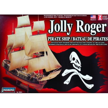 Model plastikowy Lindberg - Statek piracki Jolly Roger - produkt wycofany