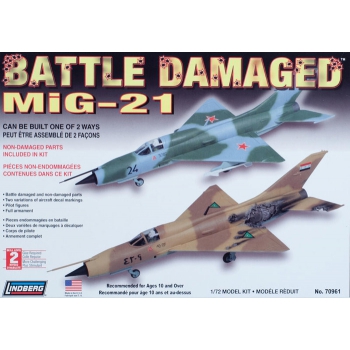 Model plastikowy Lindberg - Odrzutowiec MIG-21