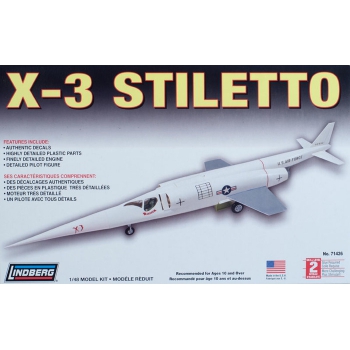 Model plastikowy Lindberg - Douglas X-3 Stiletto - produkt wycofany