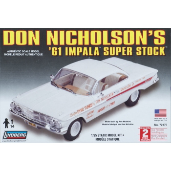 Model plastikowy Lindberg - 1961 Impala Don Nicholson - produkt wycofany