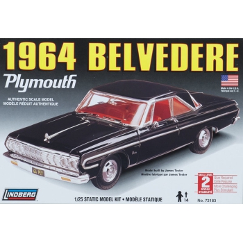 Model plastikowy Lindberg - 1964 Plymouth Belvedere - produkt wycofany