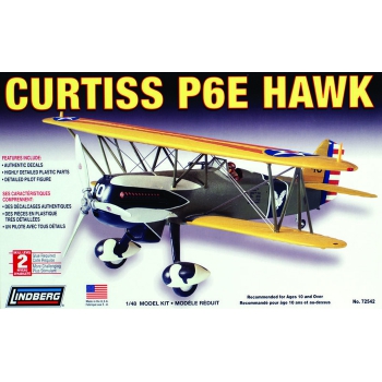 Plastikmodell Lindberg - Flugzeug Curtiss P6E