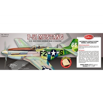 P-51 North American Mustang [402LC] - GUILLOWS-Flugzeuge