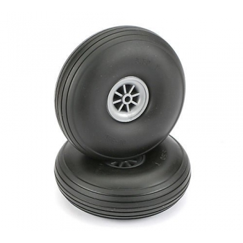 Koła gumowe bieżnikowane 76 mm (2 szt.) - DU-BRO [#300T]