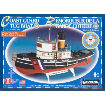 Model plastikowy Lindberg - Łódź Coast Guard Tug Boat - produkt wycofany