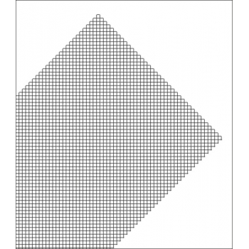 Graues PVC-Netz – Diagonale 0,32 x 194 x 320 mm – MAQUETT
