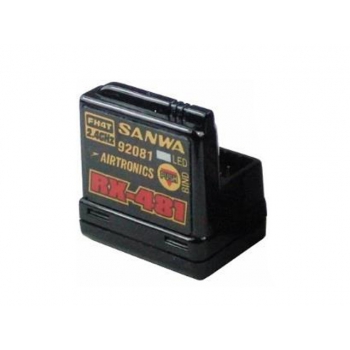 SANWA - RX-481 2,4 GHz FHSS-4/FHSS-3 Autoempfänger