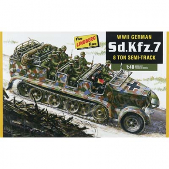 Model plastikowy - German Half-Track Personnel Carrier - Lindberg