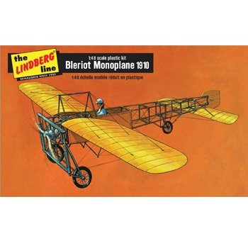 Model plastikowy - Samolot 1920 Bleriot Monoplane - puzzle w zestawie! - Lindberg