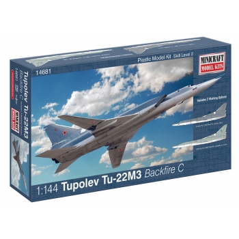 Model plastikowy - Odrzutowiec Tupolev TU 22m Backfire USSR - Minicraft