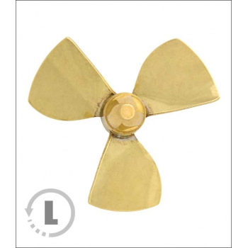 Messingschraube 3-Blatt 70mm M5 - links (CCW) - RABOESCH