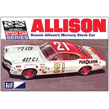 Model plastikowy - Samochód 1971 Mercury Cyclone NASCAR - Donnie Allison - MPC - produkt wycofany