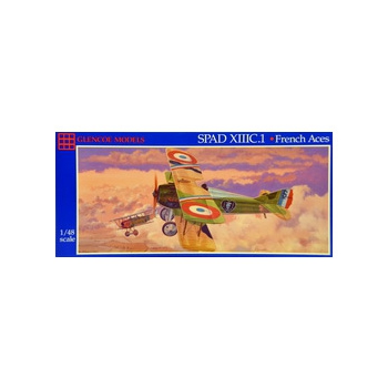 Plastikmodell - Plane SPAD XIIIC.I French Aces - Glencoe Models