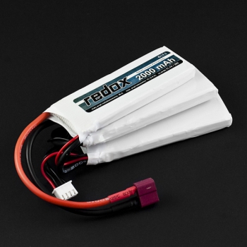 Redox ASG 2000 mAh 11,1 V 20 C (getrennt) (1+1+1) – LiPo-Pack