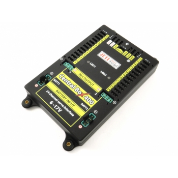 Central Box 400 + 2 odbiorniki Rsat2 + przełącznik RCSW - Jeti Model