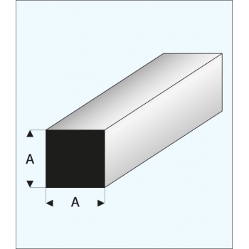 Quadratisches Kunststoffprofil 1,0 x 330 mm - MAQUETT