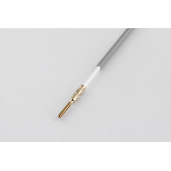 Lekki bowden zbrojony z regulacją snapa, kolor szary 3/2 mm M2 - MP-JET