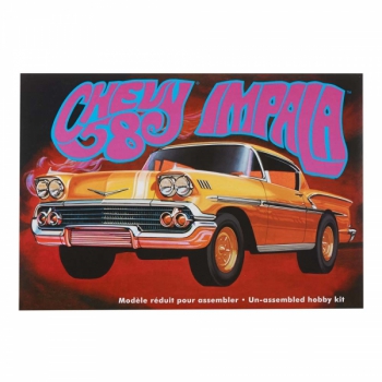 Model plastikowy - Samochód 1958 Chevy Impala (Gold) - AMT