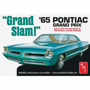 Model plastikowy - Samochód 1965 Pontiac Grand Prix Grand Slam (Aqua) - AMT