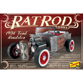 Model plastikowy - Samochód 1934 Ford Roadster Rat Rod - Lindberg