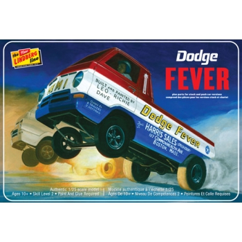 Model plastikowy - Samochód Dodge Fever Wheelstander - Lindberg