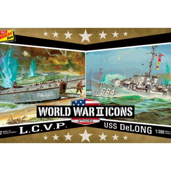 Plastikmodelle - American Icons of WWII LCVP & USS DeLong - Lindberg